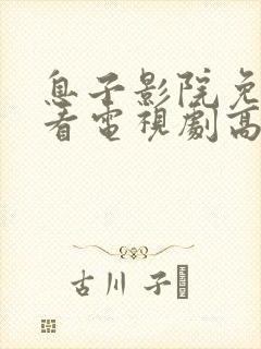 息子影院免费观看电视剧高清