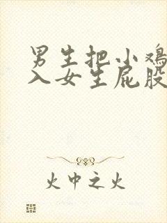 男生把小鸡鸡插入女生屁股里的视频