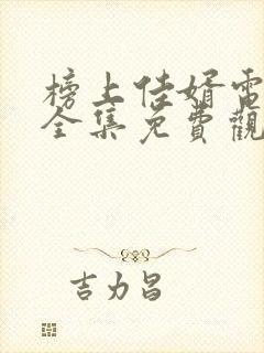 榜上佳婿电视剧全集免费观看高清下载封面