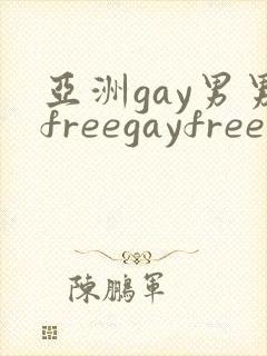 亚洲gay男男freegayfree封面