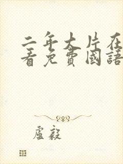 二年大片在线观看免费国语版