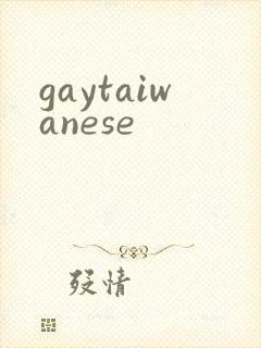 gaytaiwanese封面