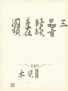 国产精品三级视频在线看