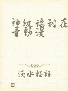 神级福利在线观看动漫