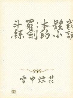 斗罗:本体武魂,练剑的小说