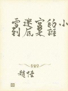 雪迷宫的小马哥到底是谁