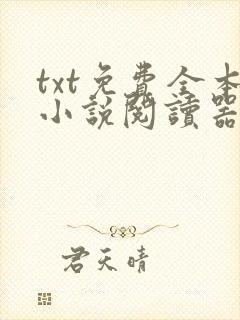 txt免费全本小说阅读器旧版