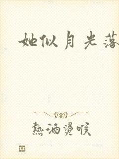 她似月光落我心