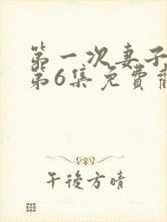 第一次妻子动漫第6集免费观看全集下