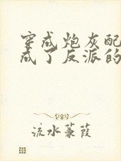 穿成炮灰配角后成了反派的师父封面