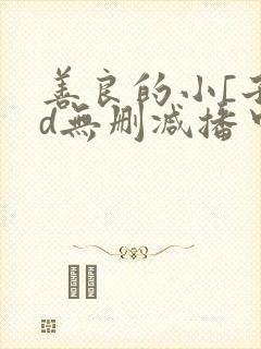 善良的小[子hd无删减播中文