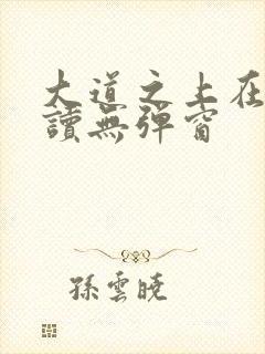 大道之上在线阅读无弹窗