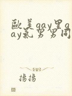 欧美gay里gay气男男同性恋网站