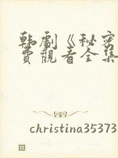 韩剧《秘密》免费观看全集电视剧中