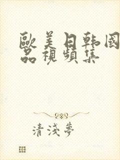 欧美日韩国产精品视频集