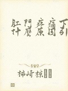 肛门疼痛下坠感什么原因引起的