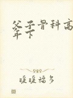 父子骨科高干文年下
