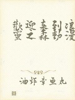 欢迎来到浪荡精灵之森动漫完整版