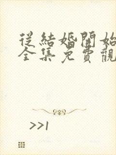 从结婚开始恋爱全集免费观看电视剧