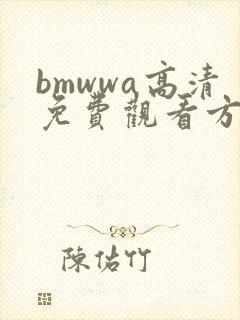 bmwwa高清免费观看方法
