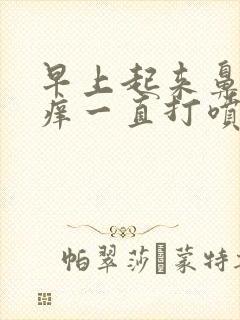 早上起来鼻子很痒一直打喷嚏流鼻涕