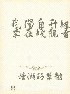 我独自升级第三季在线观看免费版