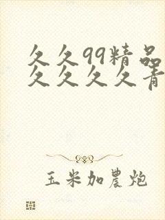 久久99精品久久久久久青青日本