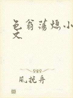 色翁荡熄小说全文封面