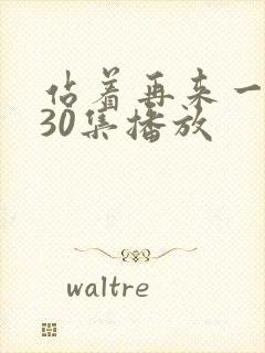 站着再来一次第30集播放