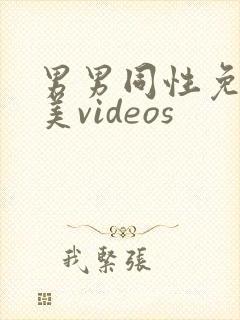 男男同性免费欧美videos