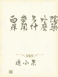 白带多外阴有点痒用什么药