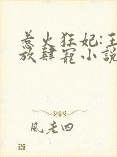 惹火狂妃:王爷放肆宠小说免费阅读封面