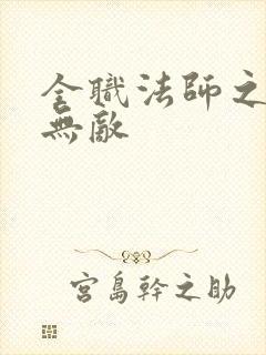 全职法师之治疗无敌