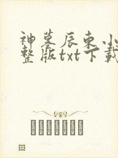 神墓辰东小说完整版txt下载