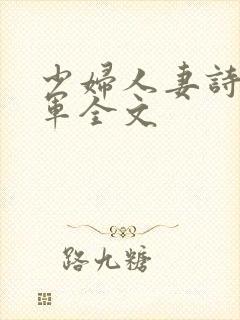 少妇人妻诗雨小军全文