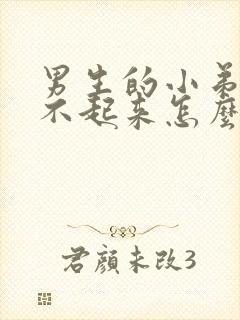 男生的小弟弟硬不起来怎么办