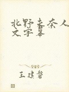 北野未奈人妻中文字幕