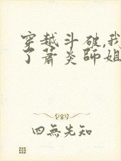 穿越斗破,我成了萧炎师姐