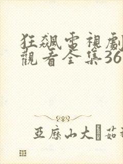 狂飙电视剧免费观看全集36集