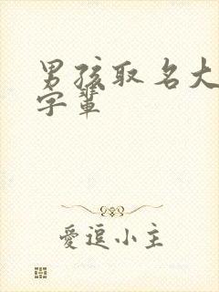 男孩取名大全永字辈