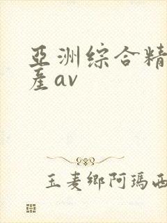 亚洲综合精品国产av