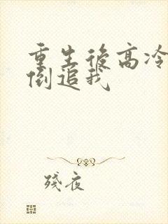 重生后高冷妻子倒追我