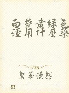 白带黄绿色豆腐渣用什么药