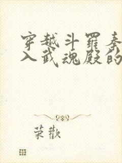 穿越斗罗秦明加入武魂殿的小说