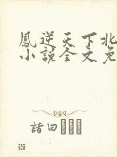 凤逆天下北月篇小说全文免费阅读