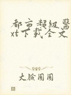 都市超级医圣txt下载全文免