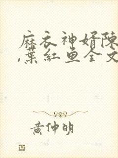 麻衣神婿陈黄皮,叶红鱼全文免费下载txt封面