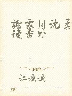 谢霖川沈柔结局后番外