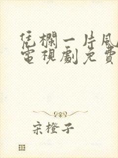 凭栏一片风云起电视剧免费观看全集