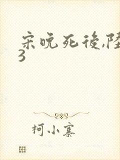 宋晚死后,陆叙3封面